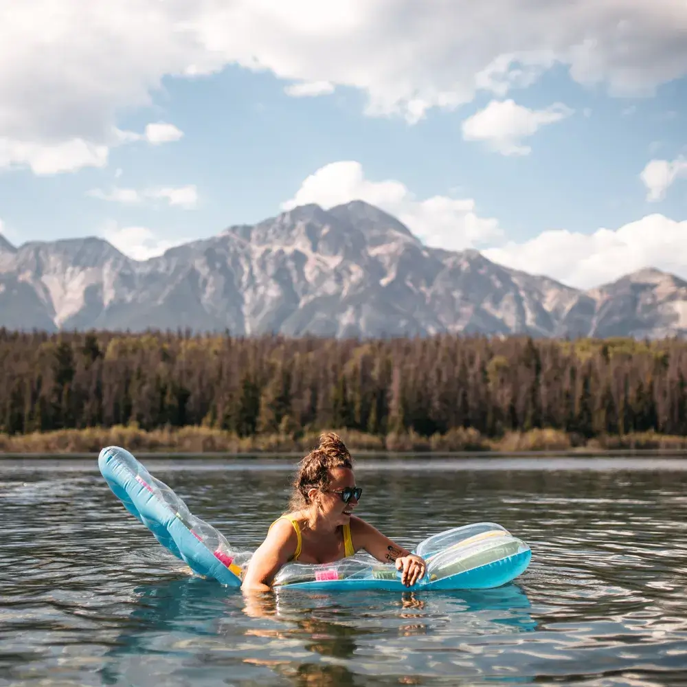 Swimming in Patrica Lake